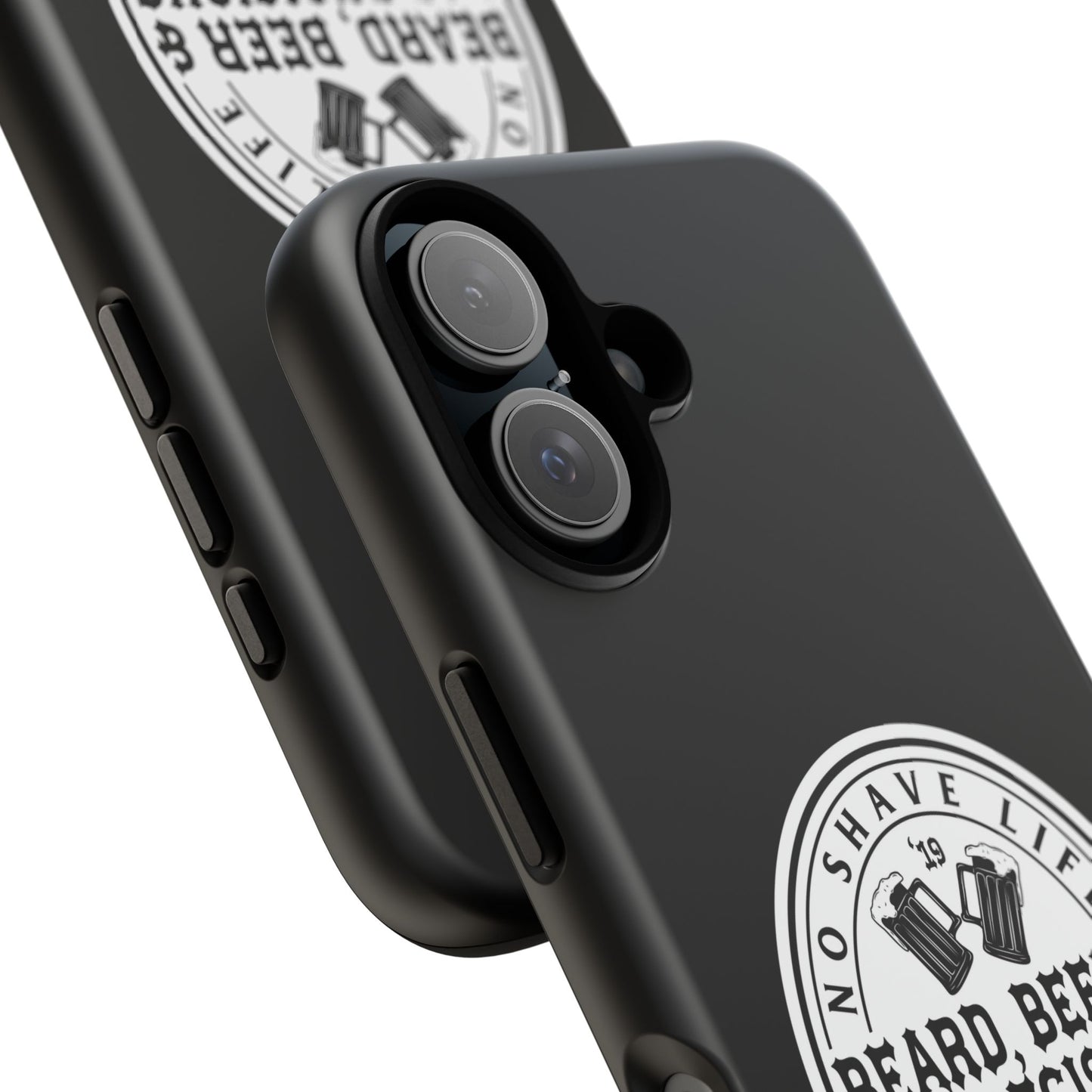 Beard, Beer & Bad Decisions Hard Phone Case