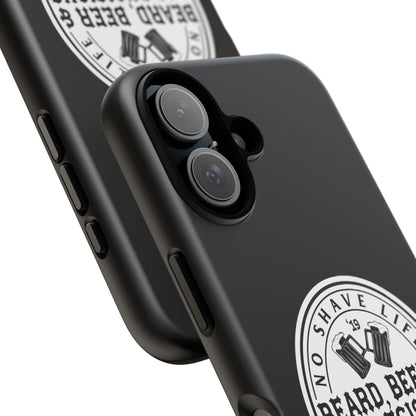 Beard, Beer & Bad Decisions Hard Phone Case