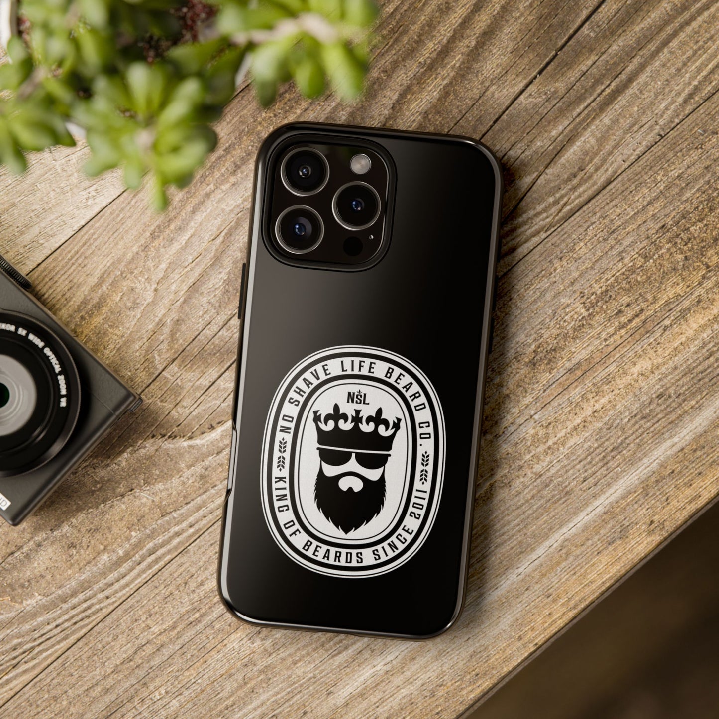 King of Beards Hard Phone Case