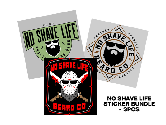 No Shave Life Sticker Bundle - 3pcs