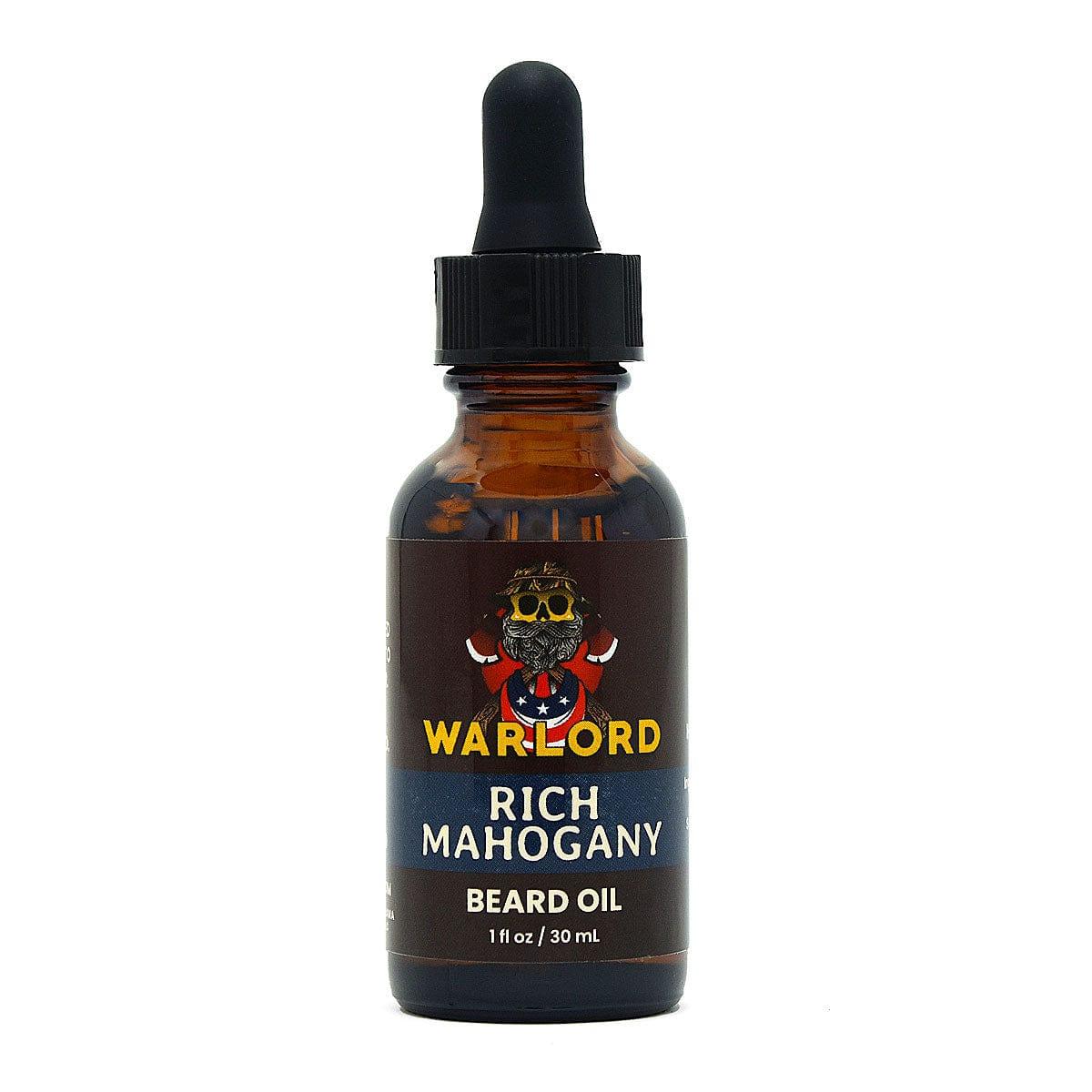 Warlord Rich Mahogany Beard Oil 1oz.