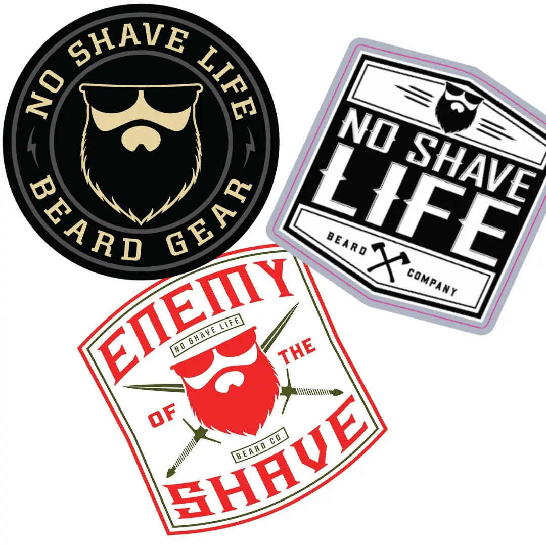 Beard Company Vinyl Sticker - No Shave Life Beard Co.