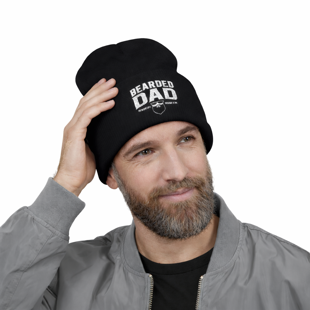 Bearded Dad Cuffed Beanie