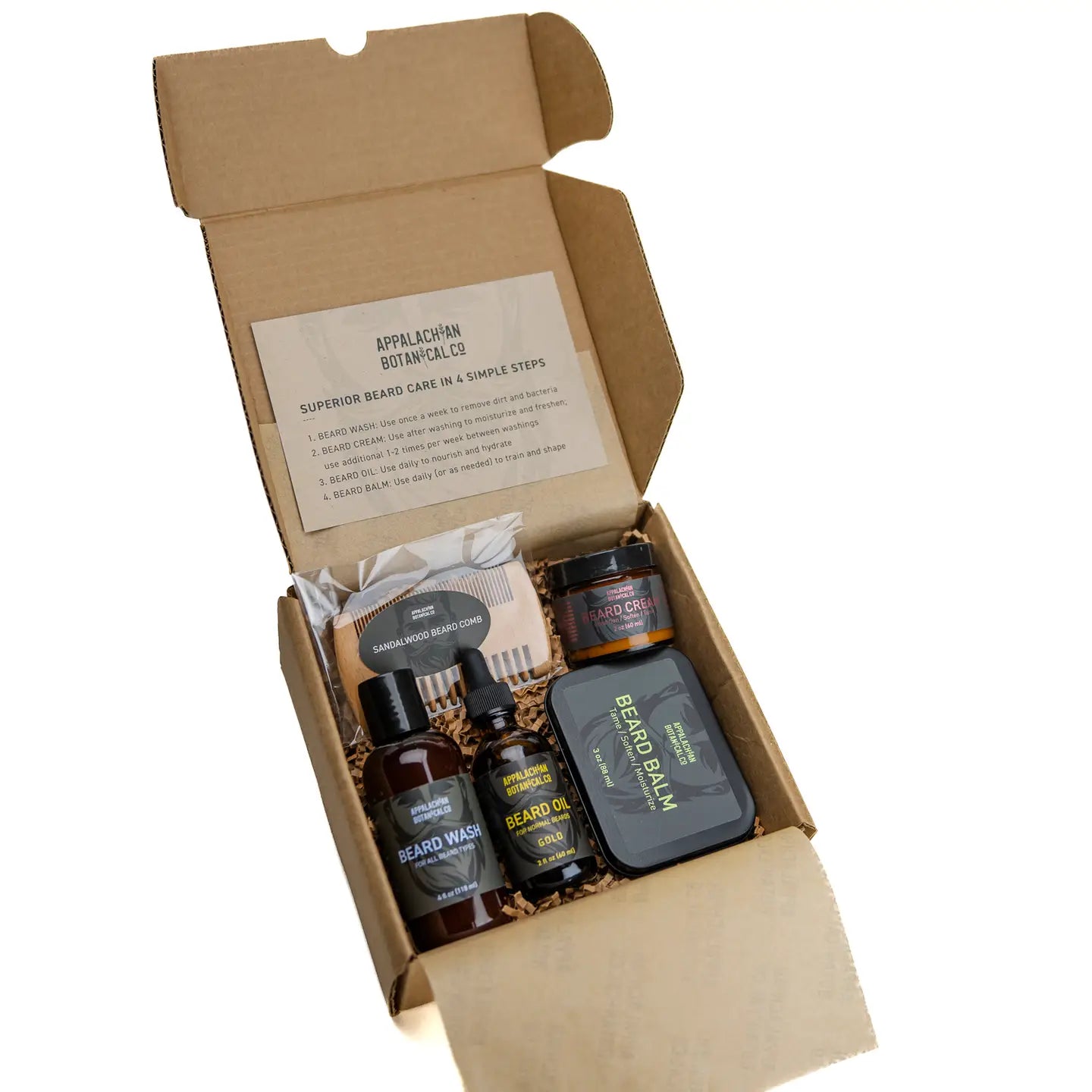 Complete Beard Care Gold Kit - Appalachian Botanical Co.