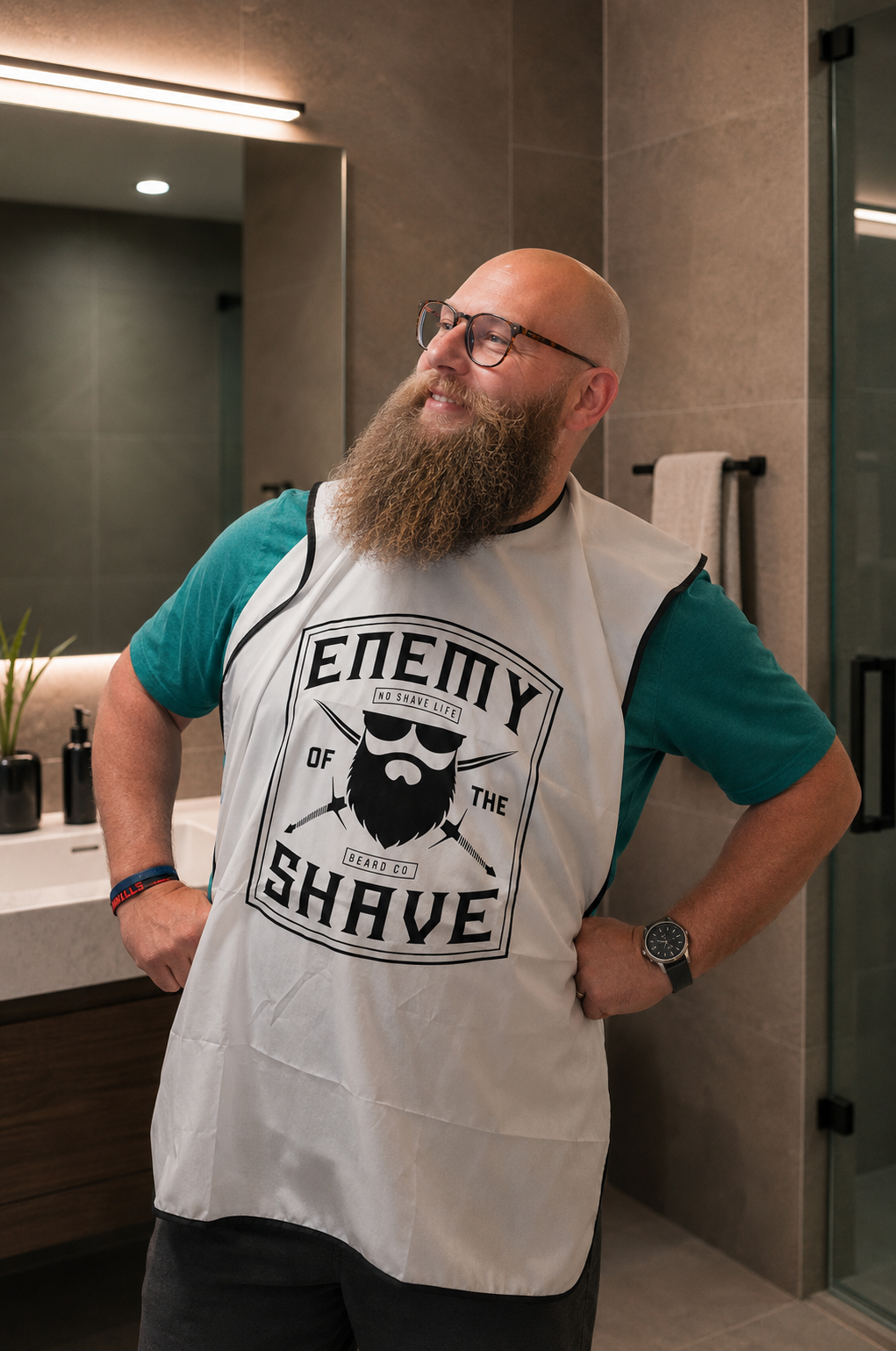 Enemy Of The Shave Beard Apron