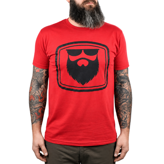 The No Shave Life OG Beard 2.0 Red Men's T-Shirt
