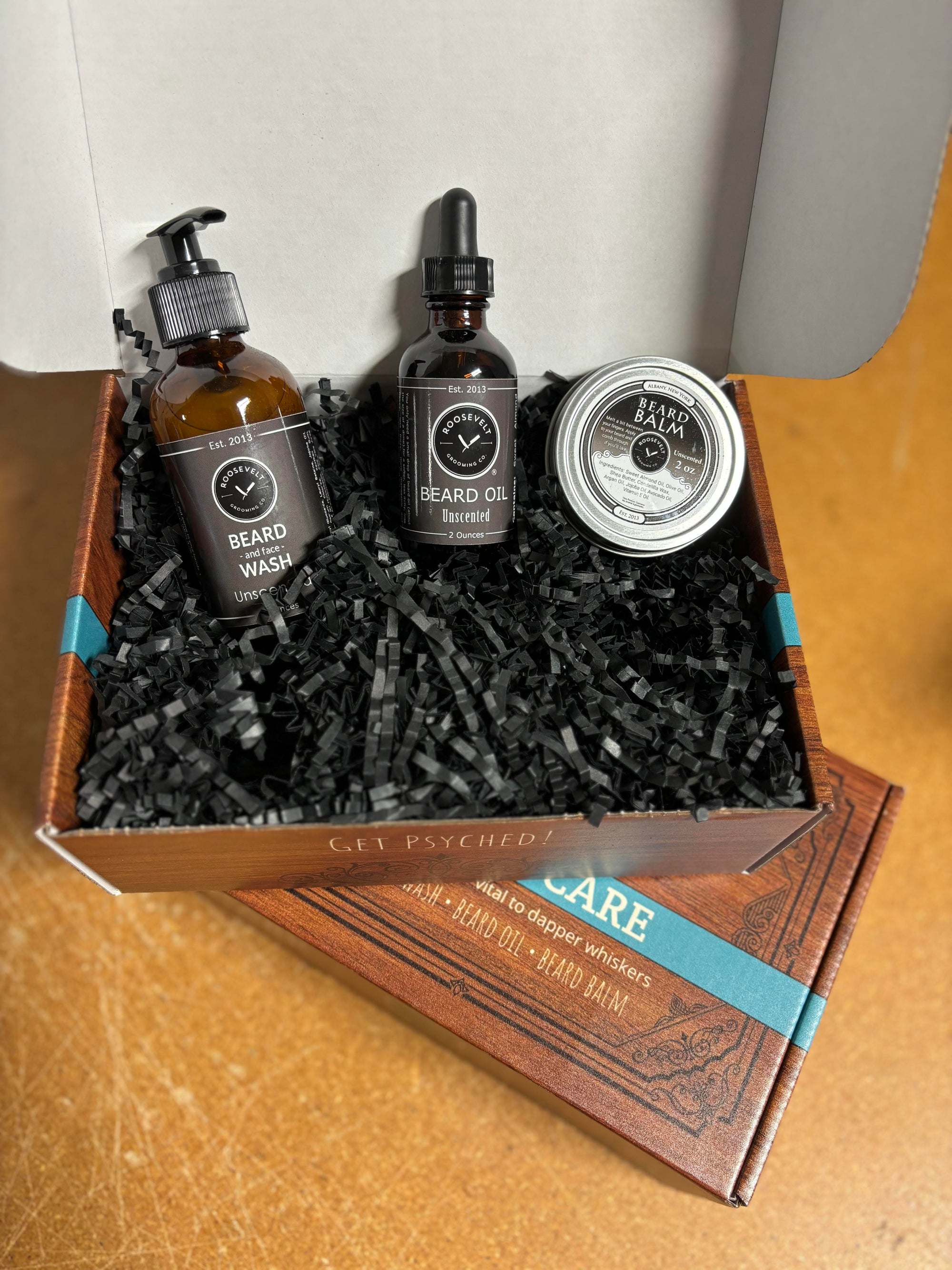 Unscented Beard Care Kit - Roosevelt Grooming Company