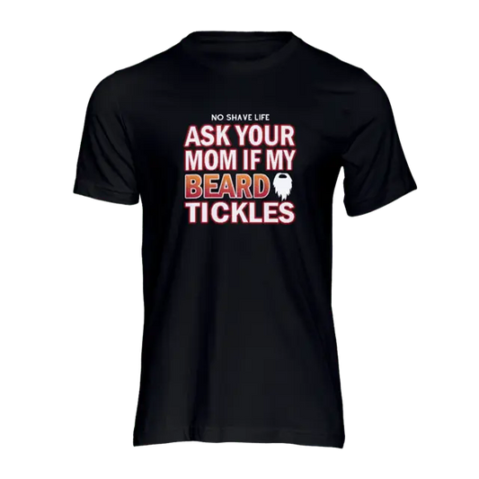 Ask Your Mom Black Men's T-Shirt|T-Shirt