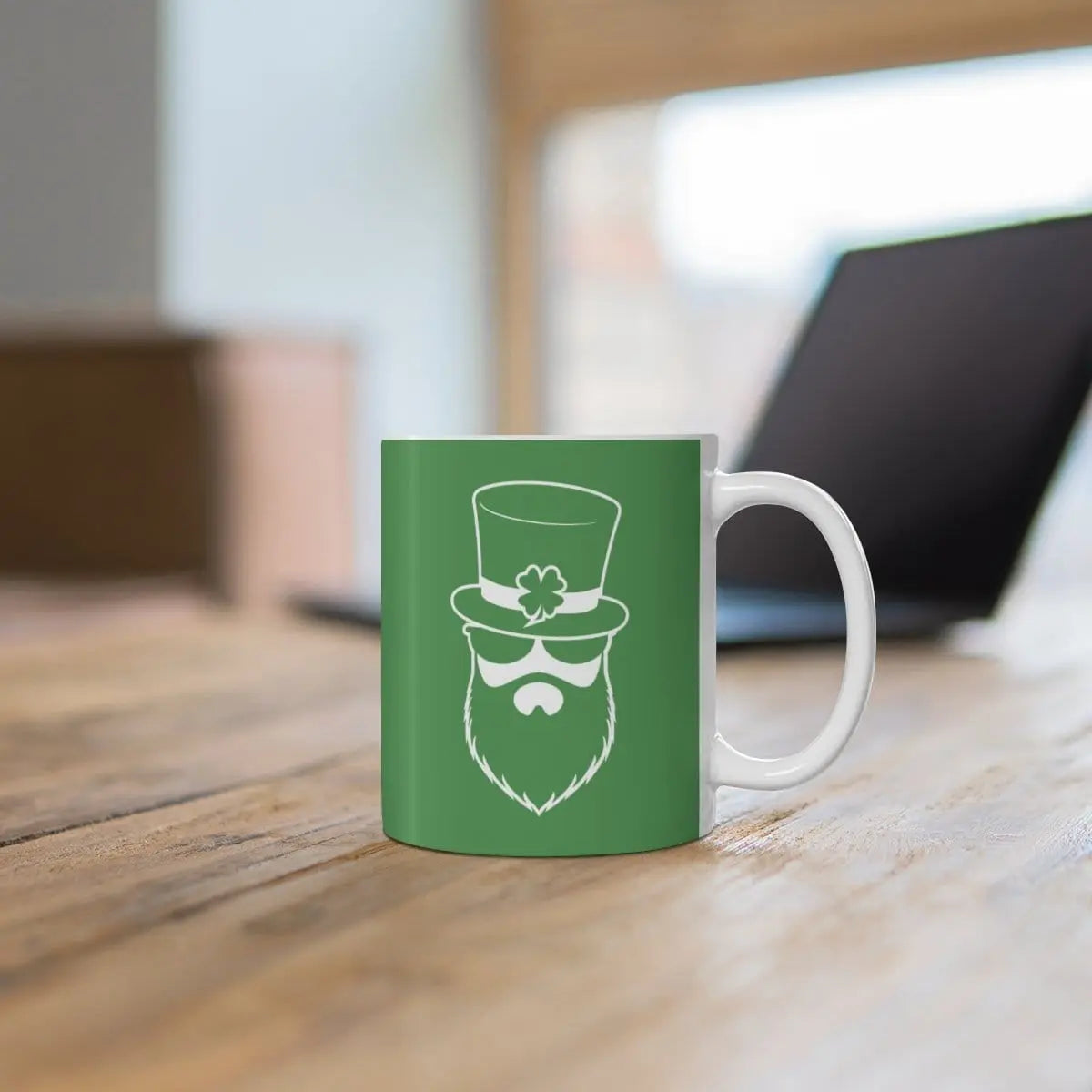 Saint Beard White Ceramic Coffee Mug|Mug