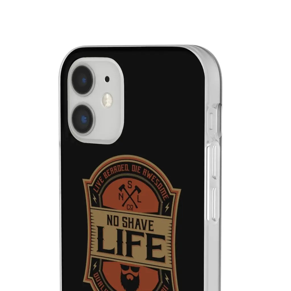 Live Bearded, Die Awesome Black Durable Phone Case|Phone Case