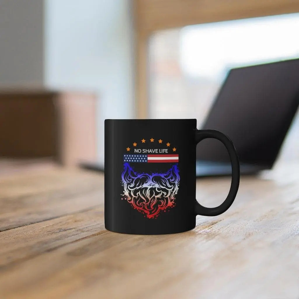 NSL Memorial Day Black Ceramic Coffee Mug|Mug