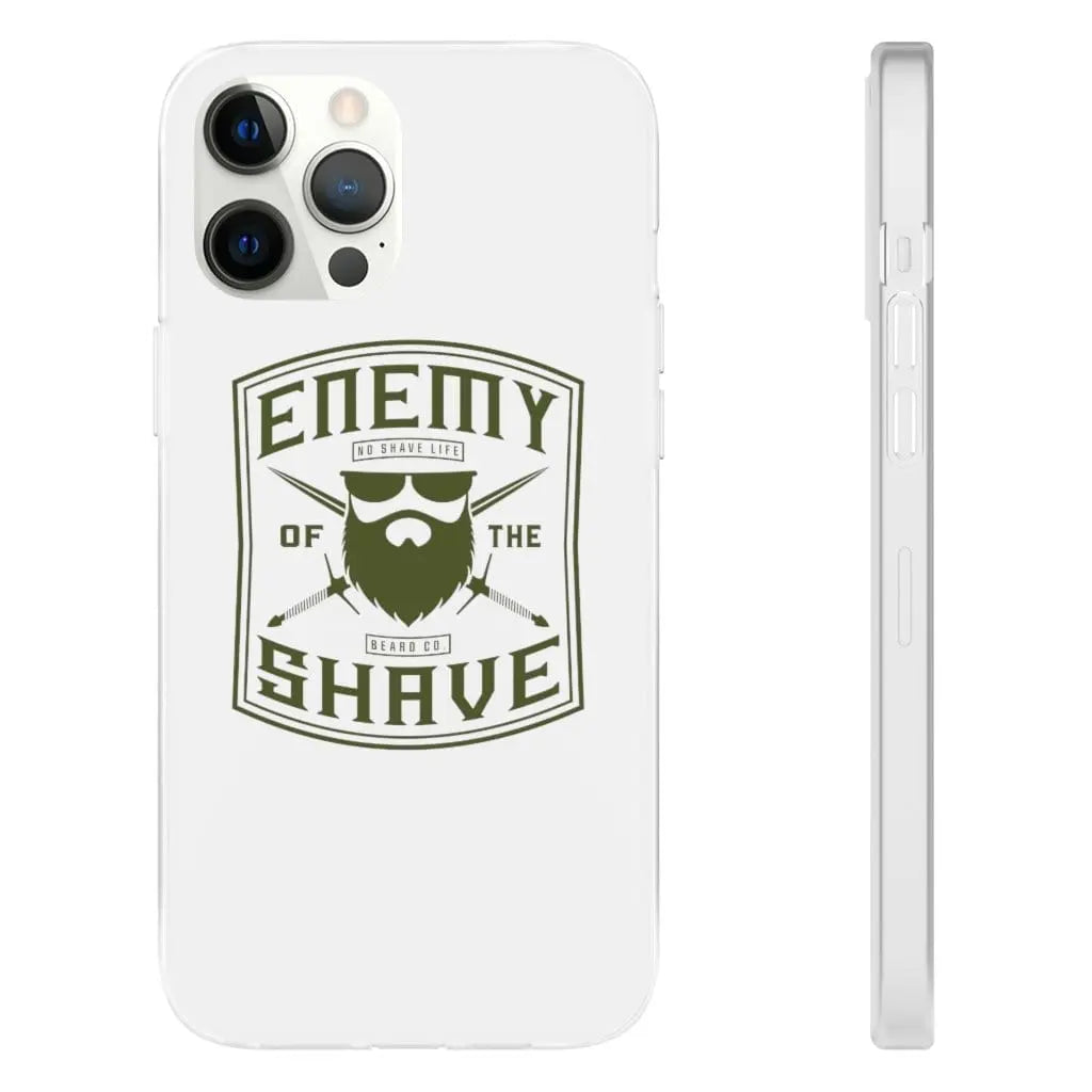 ENEMY OF THE SHAVE White Durable Phone Case|Phone Case