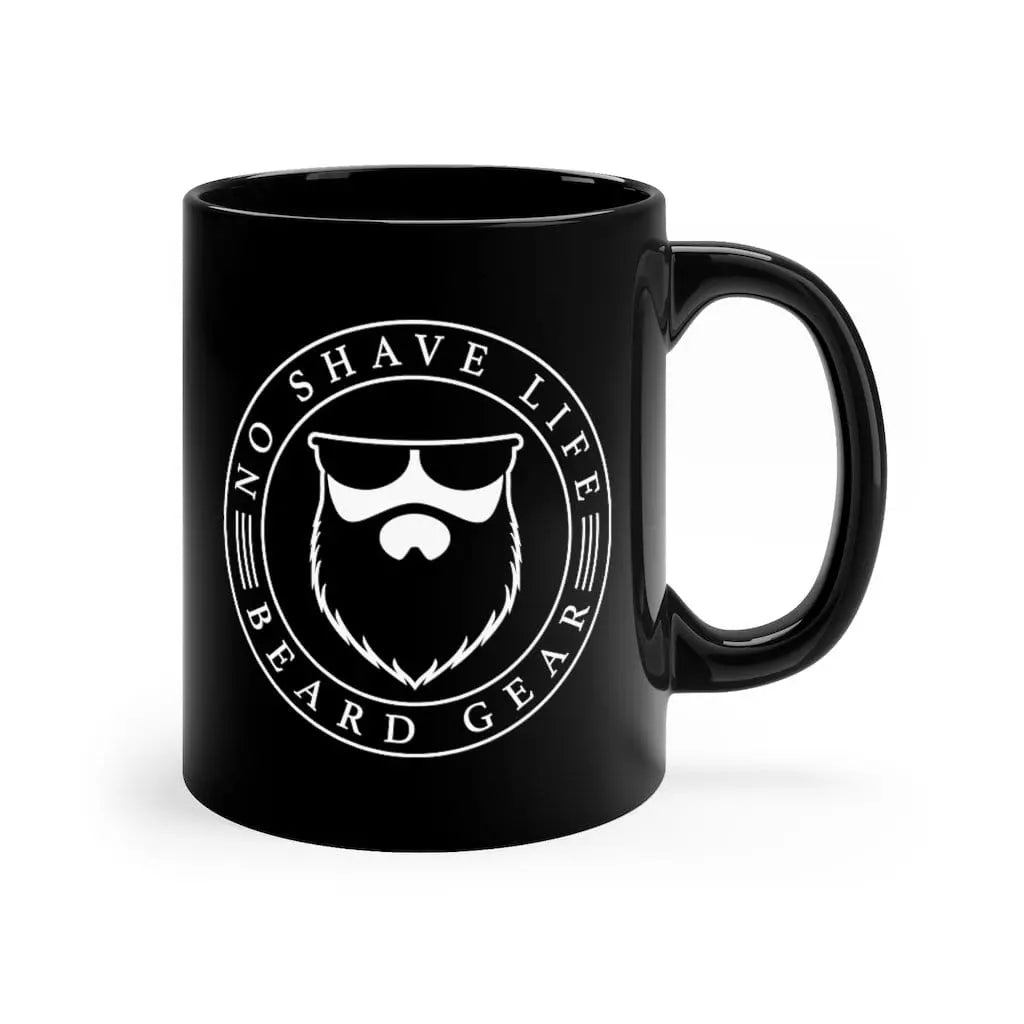 SEAL OF BEARD Black Ceramic Coffee Mug|Mug