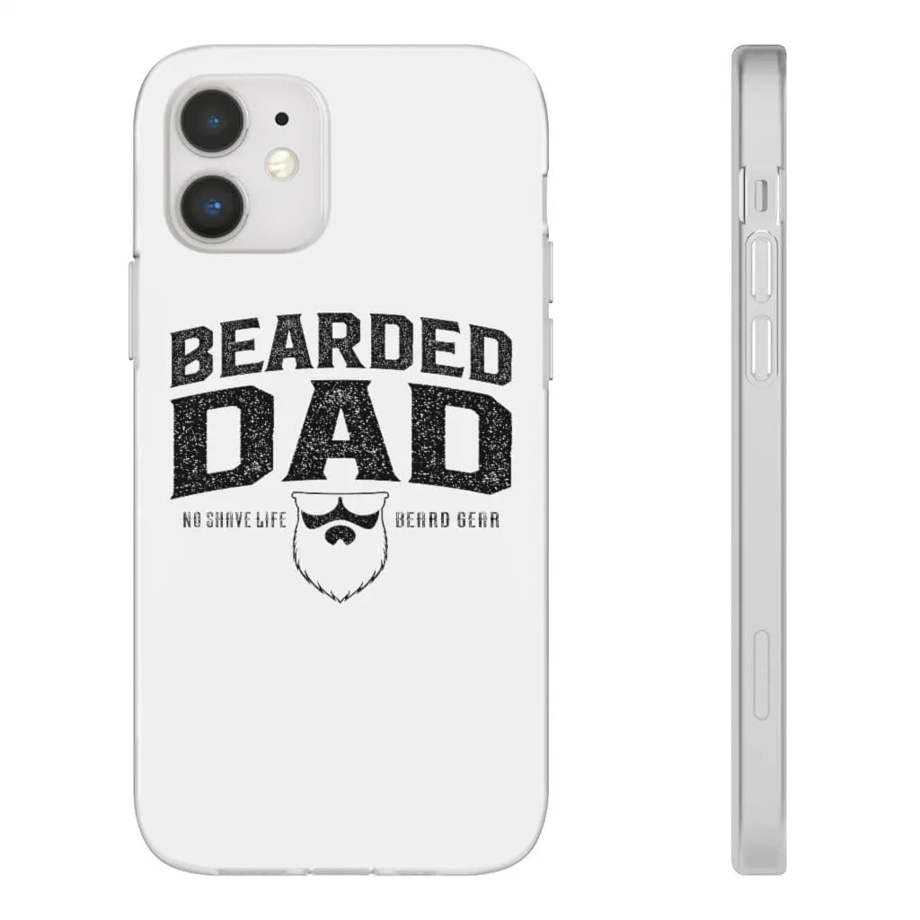 Bearded Dad White Durable Phone Case|Phone Case