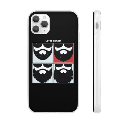 Let it Beard Black Durable Phone Case|Phone Case