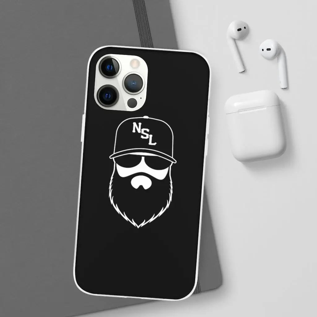 No Shave Life Beard League Black Durable Phone Case|Phone Case