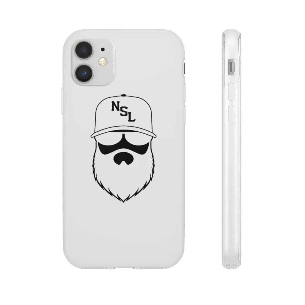 No Shave Life Beard League White Durable Phone Case|Phone Case