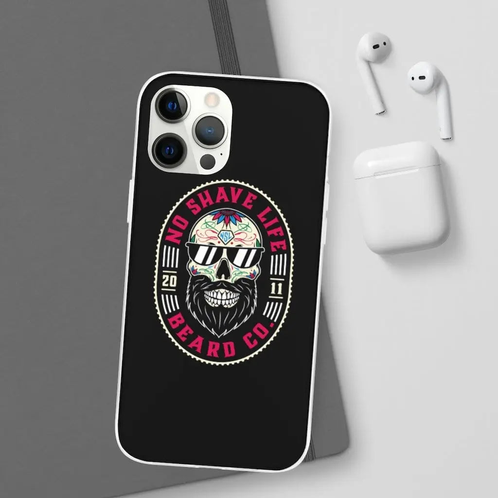 Sugar Skull Black Durable Phone Case|Phone Case