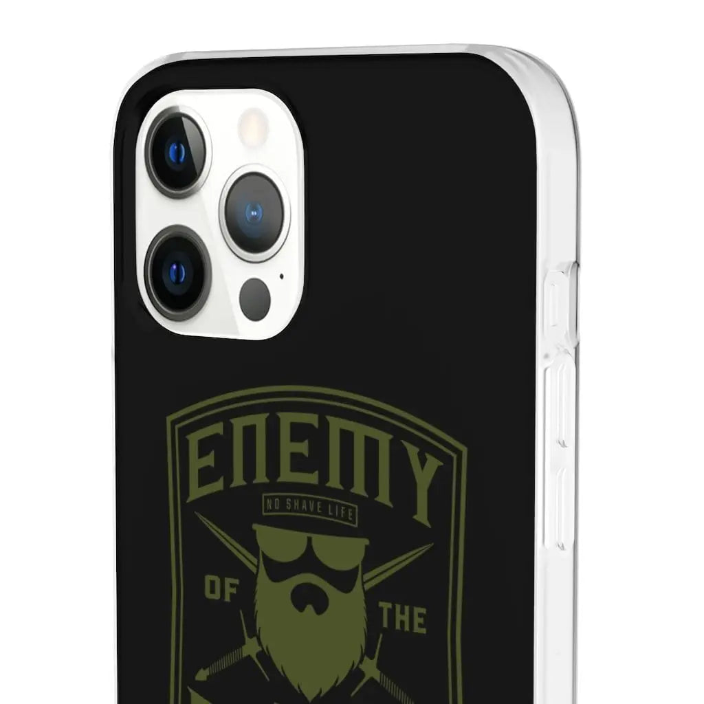 ENEMY OF THE SHAVE Black Durable Phone Case|Phone Case