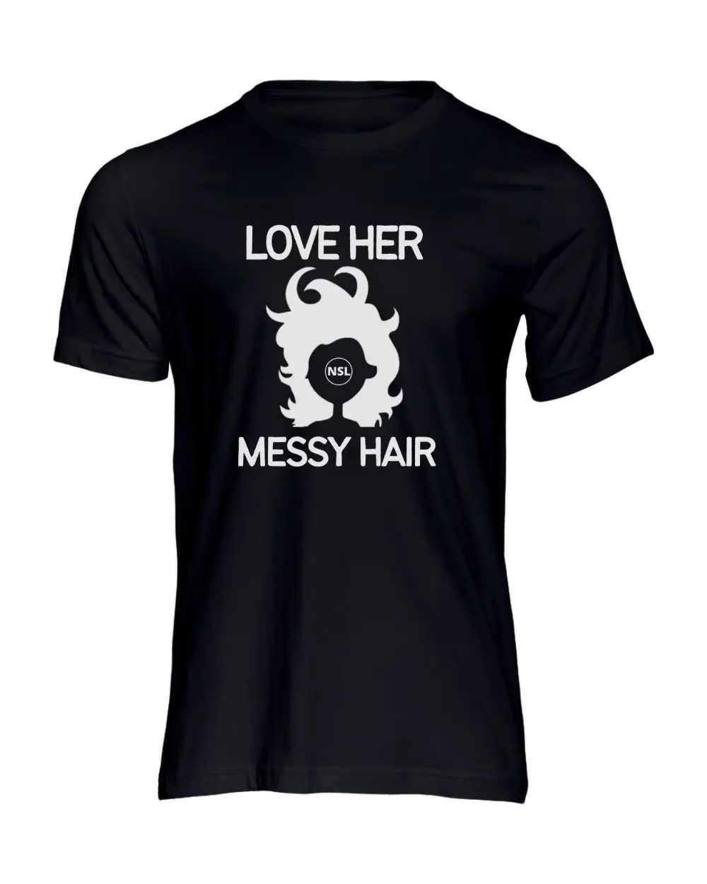 Rugged Beard/Messy Hair Couple T-Shirt|Couple T-shirt