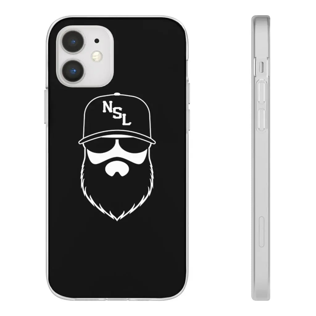 No Shave Life Beard League Black Durable Phone Case|Phone Case