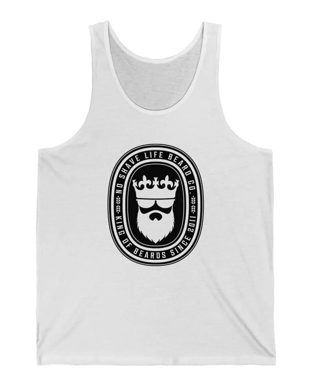 KING OF BEARDS White Men's Tank Top|Mens Tank Top