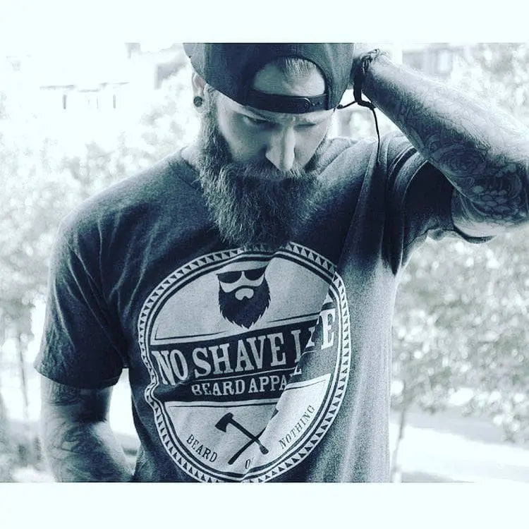 No Shave Life Beard Apparel Men's T-Shirt