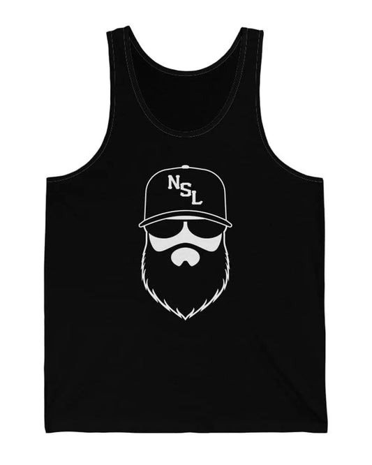 No Shave Life Beard League Black Men's Tank Top|Mens Tank Top