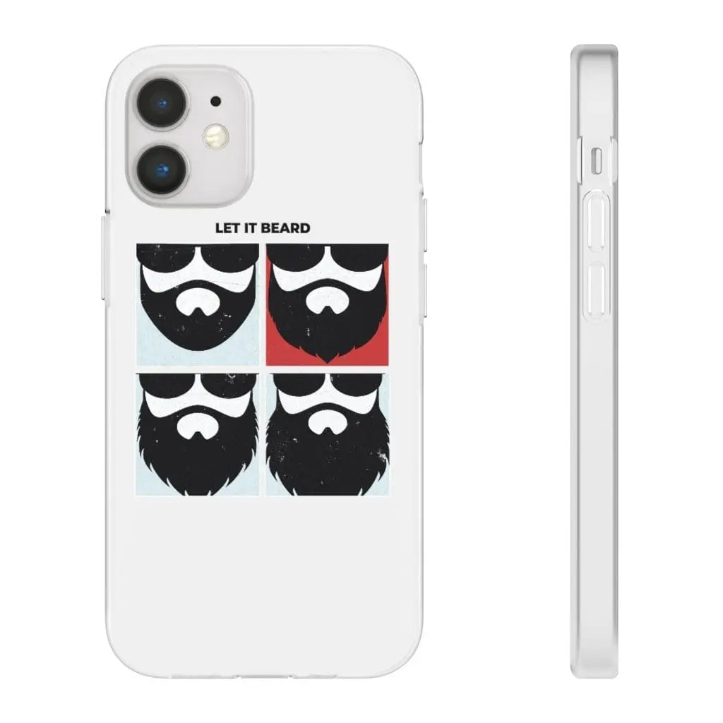 Let it Beard White Durable Phone Case|Phone Case