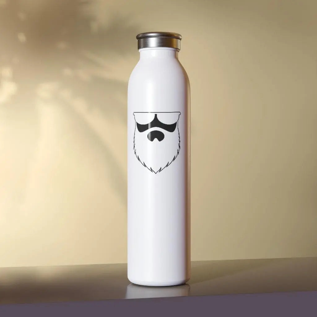 No Shave Life Beard Slim Water Bottle|Tumblers