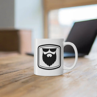 THE OG BEARD 2.0 White Ceramic Coffee Mug|Mug