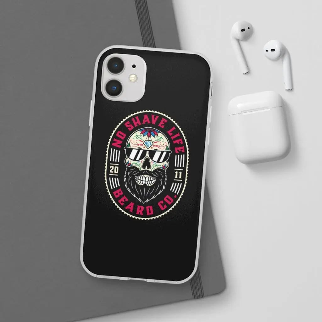 Sugar Skull Black Durable Phone Case|Phone Case