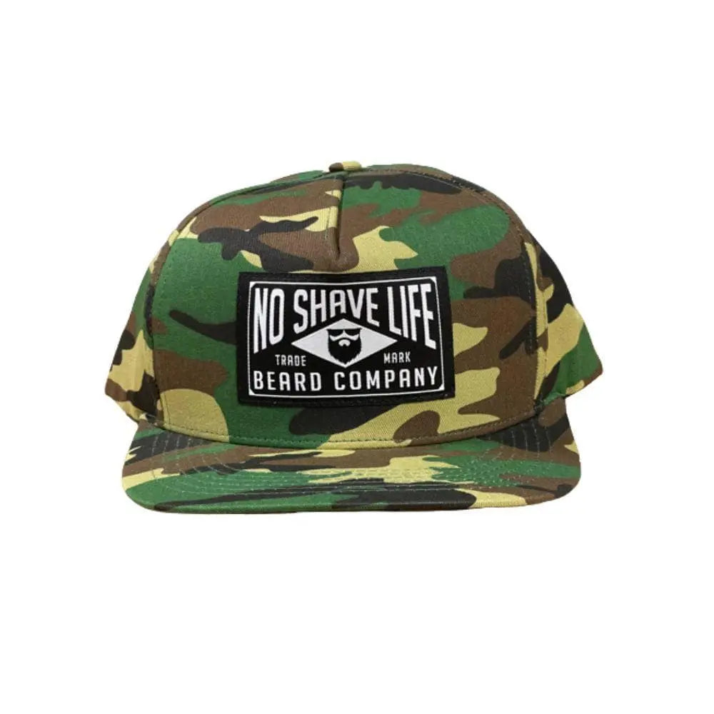 Camo Beard Company Snapback Woven Patch|Hat