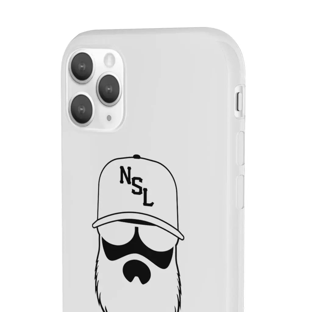 No Shave Life Beard League White Durable Phone Case|Phone Case