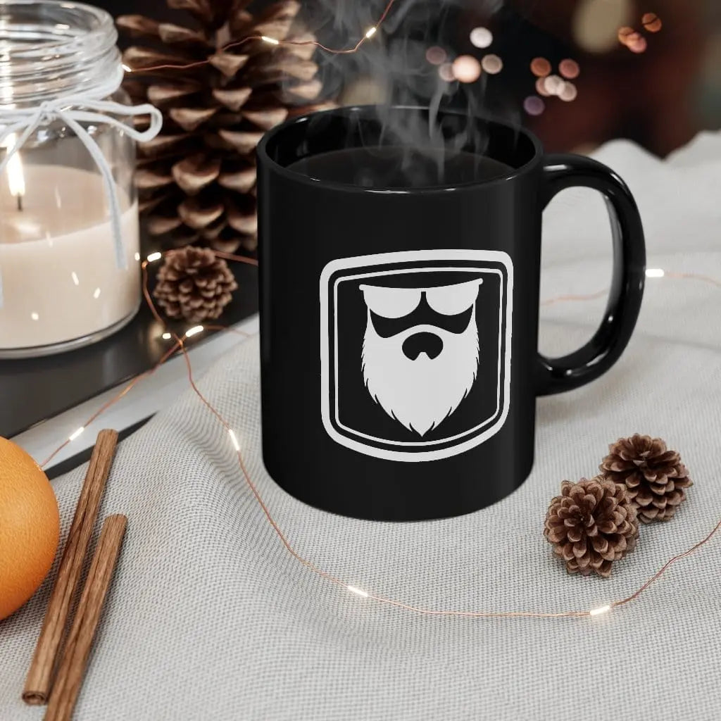 THE OG BEARD 2.0 Black Ceramic Coffee Mug|Mug