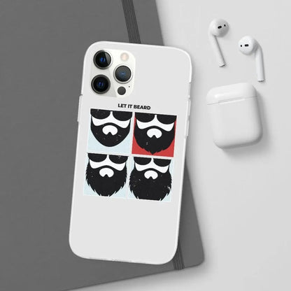 Let it Beard White Durable Phone Case|Phone Case