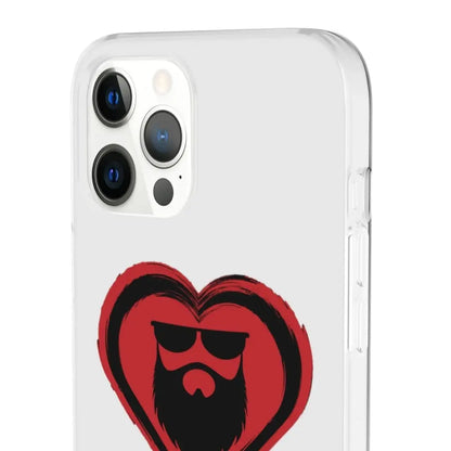 Beard Love White Durable Phone Case|Phone Case