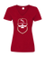 San Francisco Gridiron Red Ladies V-Neck Shirt|Ladies V-Neck