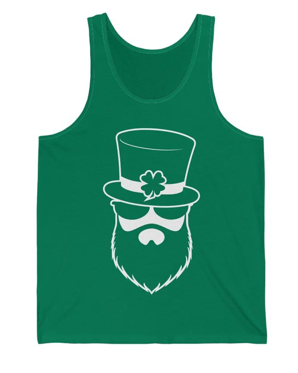 Saint Beard Green Men's Tank Top|Mens Tank Top