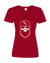 Kansas City Gridiron Red Ladies V-Neck Shirt|Ladies V-Neck