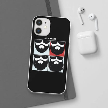 Let it Beard Black Durable Phone Case|Phone Case