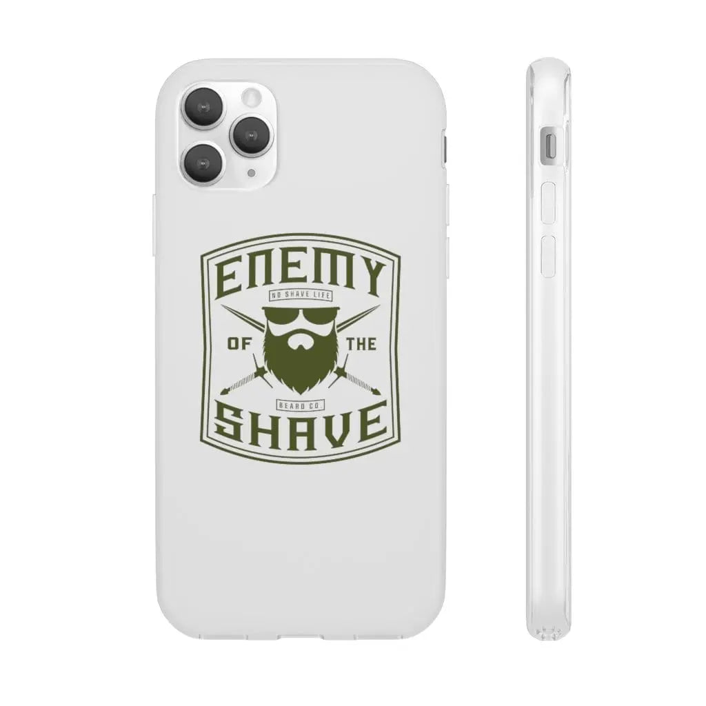 ENEMY OF THE SHAVE White Durable Phone Case|Phone Case