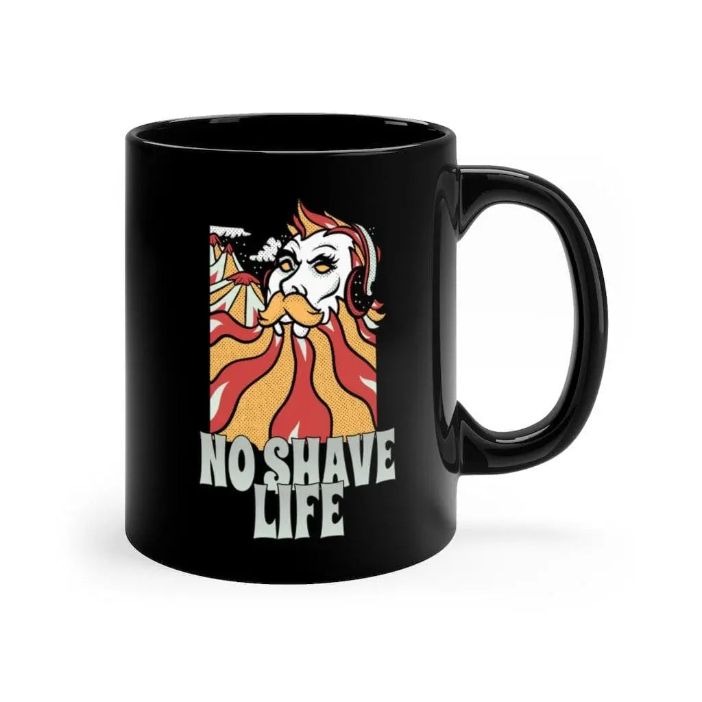 NSL Graphic Black Ceramic Coffee Mug