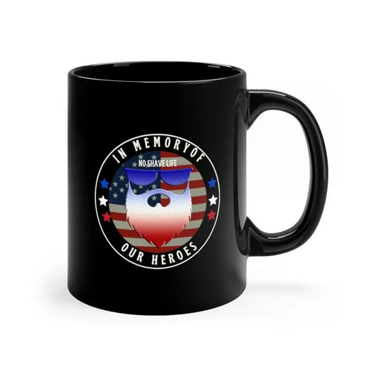 In Memory of Our Heroes Black Ceramic Coffee Mug|Mug