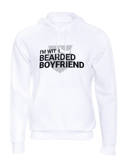 I'm With Bearded Boyfriend/Bearded Boyfriend Couple Hoodie|Couple Hoodies