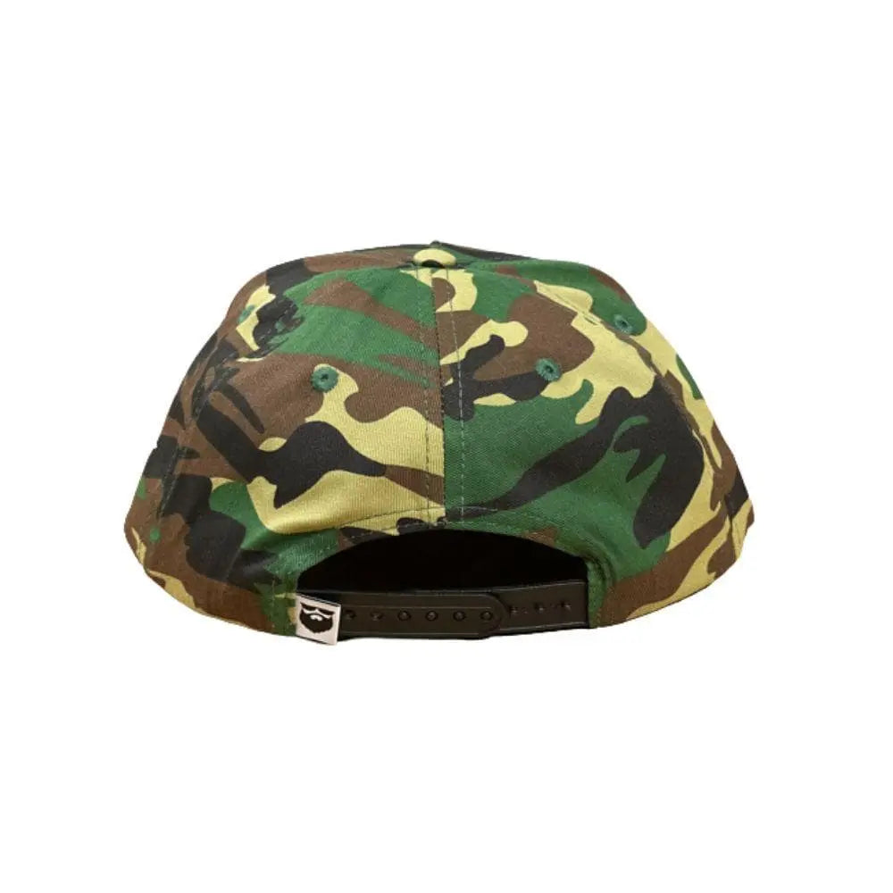 Camo Beard Company Snapback Woven Patch|Hat