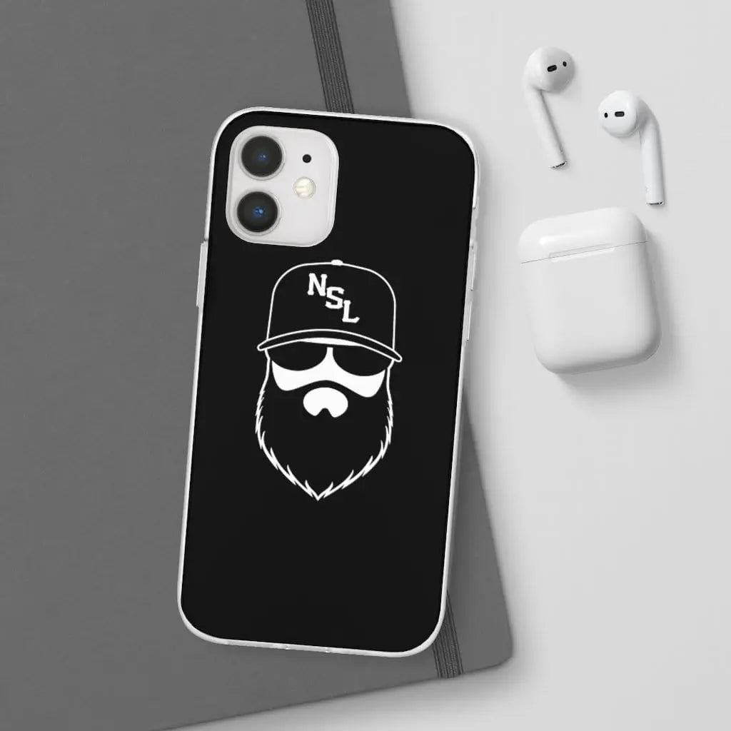 No Shave Life Beard League Black Durable Phone Case|Phone Case