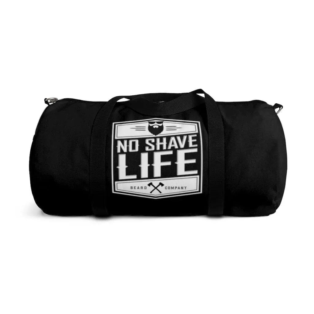 No Shave Life Black Duffel Bag