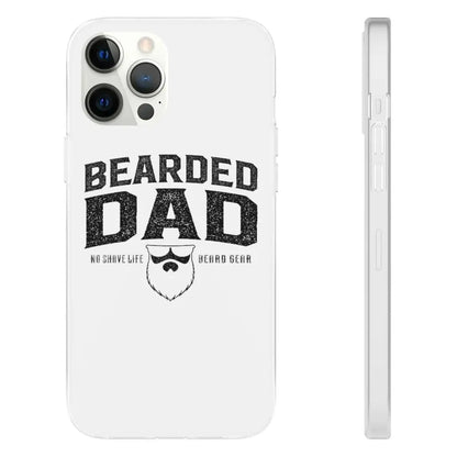 Bearded Dad White Durable Phone Case|Phone Case