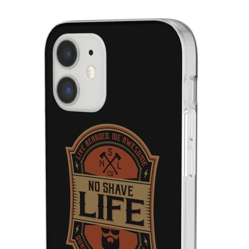 Live Bearded, Die Awesome Black Durable Phone Case|Phone Case